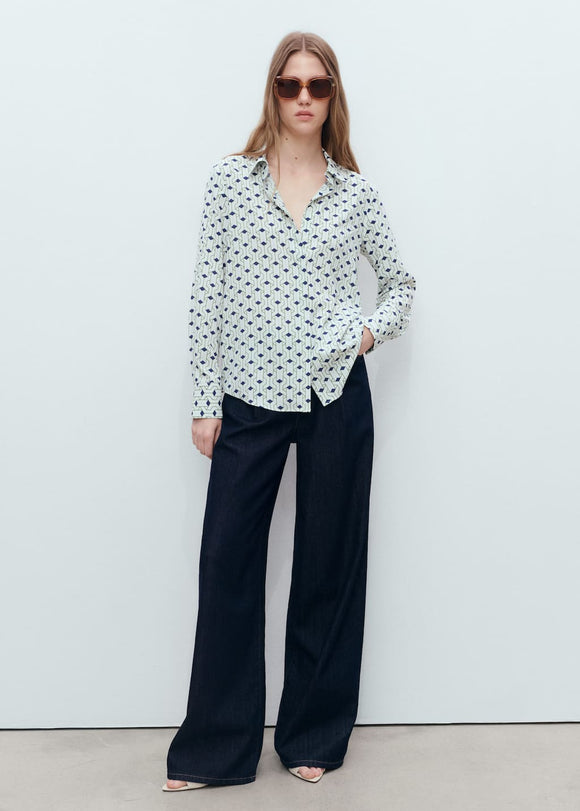 MANGO BASIC 17051256-52 MANGO WOMEN SHIRT LONG SLEEVE