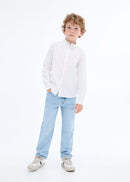 MANGO OXFORD 17051517-01 MANGO KIDS BOY SHIRT LONG SLEEVE-2