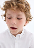 MANGO OXFORD 17051517-01 MANGO KIDS BOY SHIRT LONG SLEEVE-4