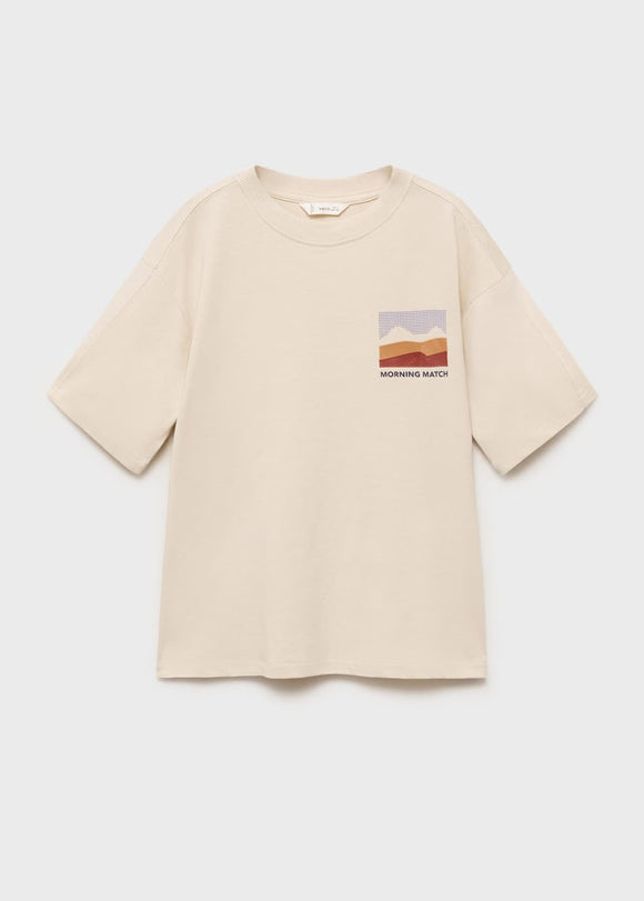 MANGO MORNING 17053289-07 MANGO KIDS BOY T-SHIRT SHORT SLEEVE