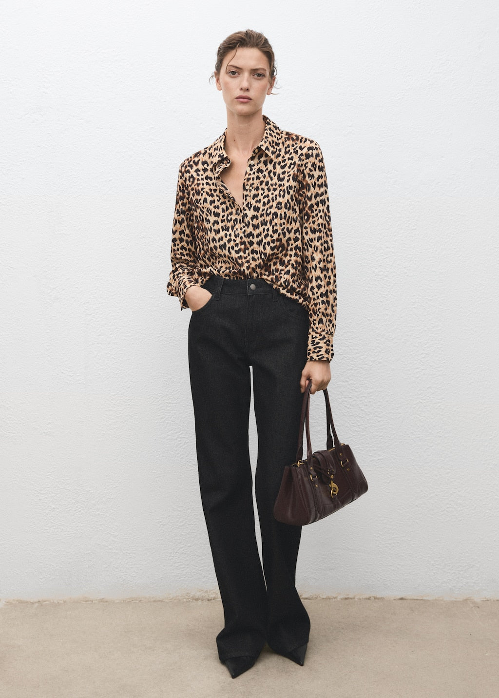 MANGO BASIC 17054079-30 MANGO WOMEN SHIRT LONG SLEEVE