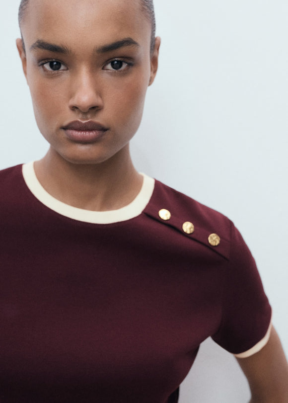 MANGO PIRTI 17054084-78 MANGO WOMEN T-SHIRT SHORT SLEEVE