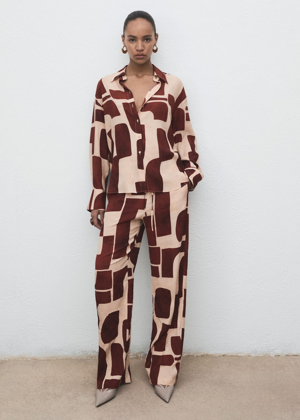 MANGO PARISI 17054144-05 MANGO WOMEN SHIRT LONG SLEEVE