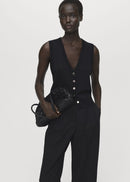 MANGO CRISTI 17054422-99 MANGO WOMEN TROUSER-4