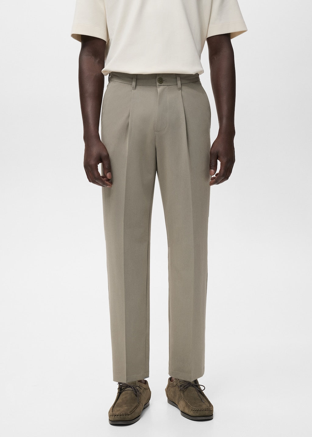 MANGO LIGHT 17055146-98 MANGO MAN TROUSERS