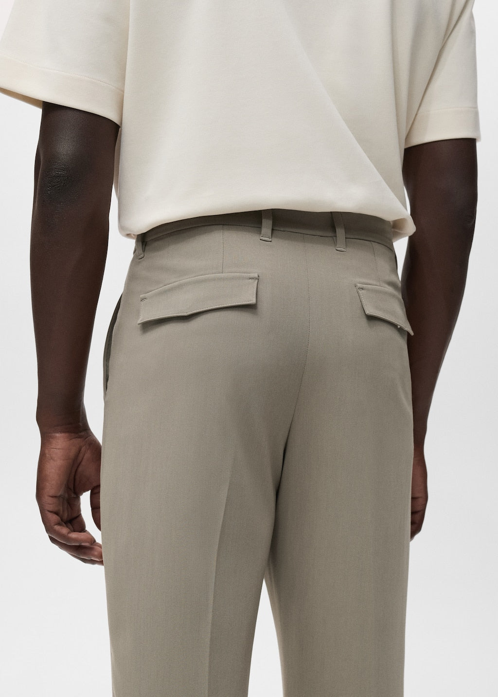 MANGO LIGHT 17055146-98 MANGO MAN TROUSERS