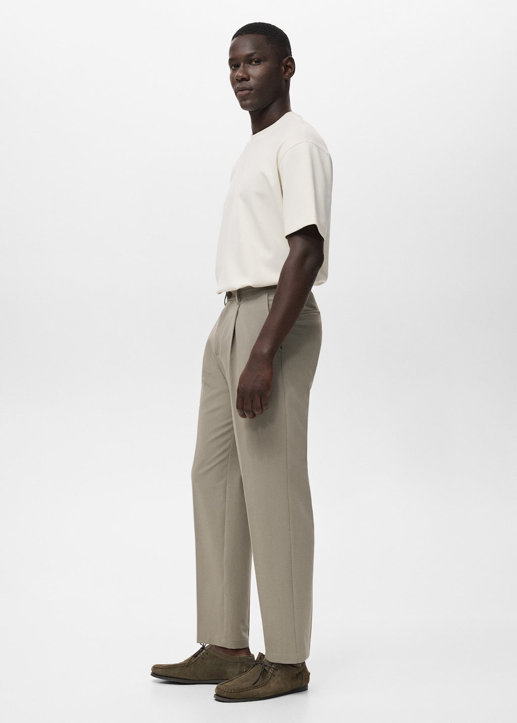MANGO LIGHT 17055146-98 MANGO MAN TROUSERS