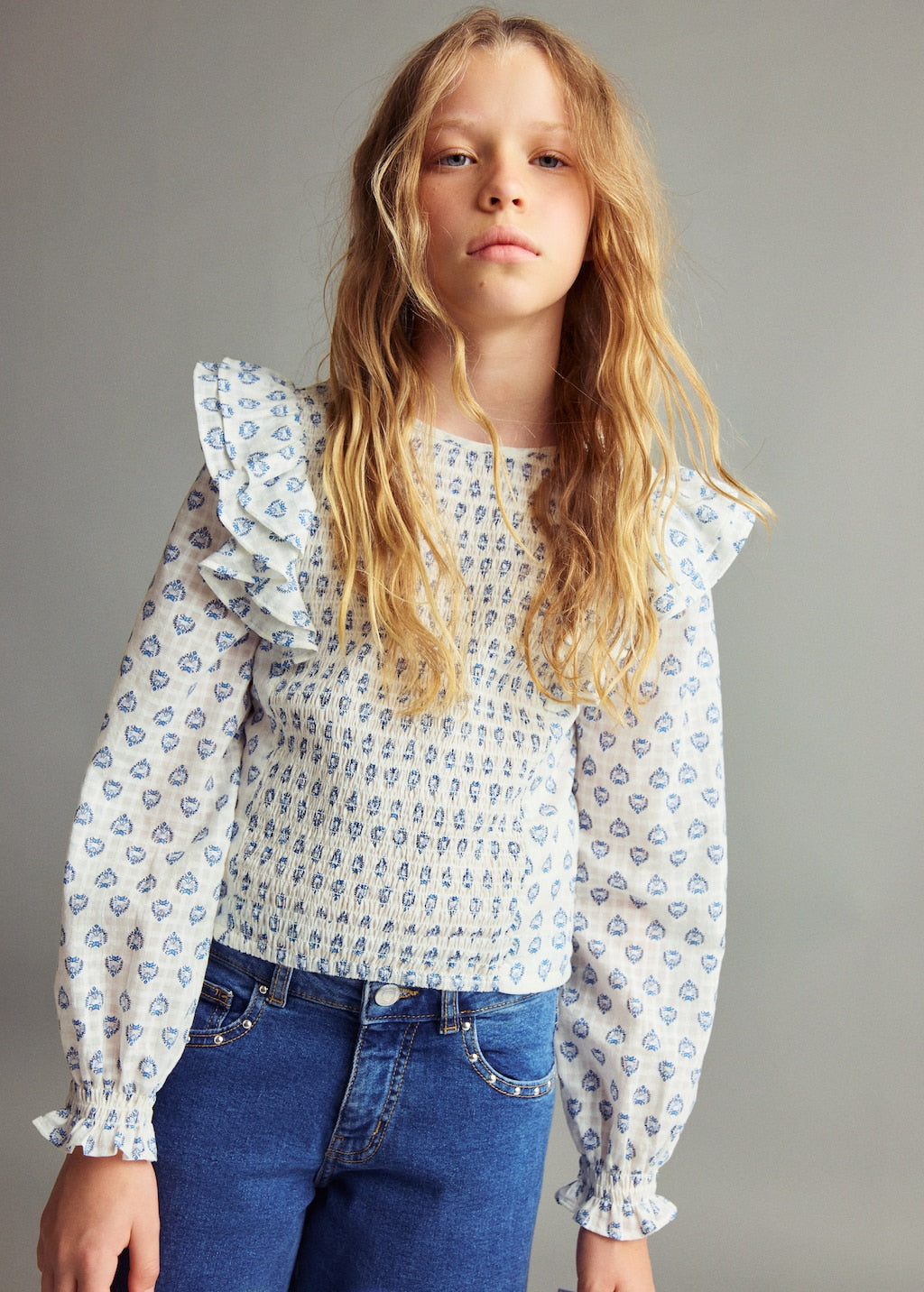 MANGO MACA 17055152-05 MANGO KIDS GIRL BLOUSE