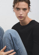 MANGO ENI 17055814-99 MANGO WOMEN T-SHIRT LONG SLEEVE-4