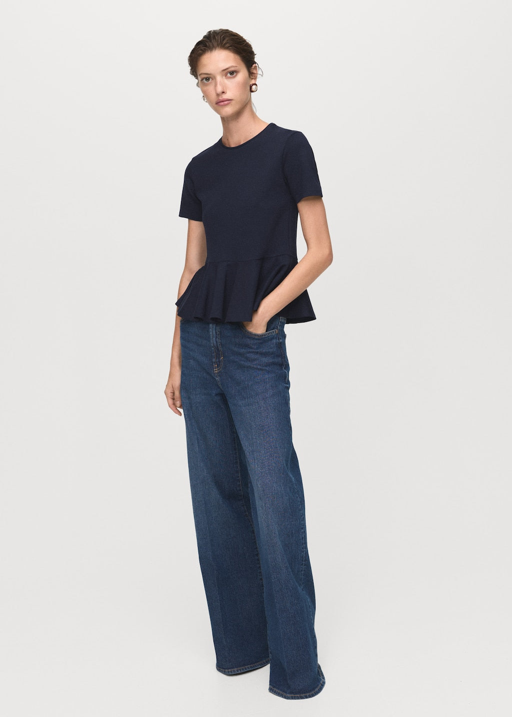 MANGO PEPLA 17055826-56 MANGO WOMEN T-SHIRT SHORT SLEEVE