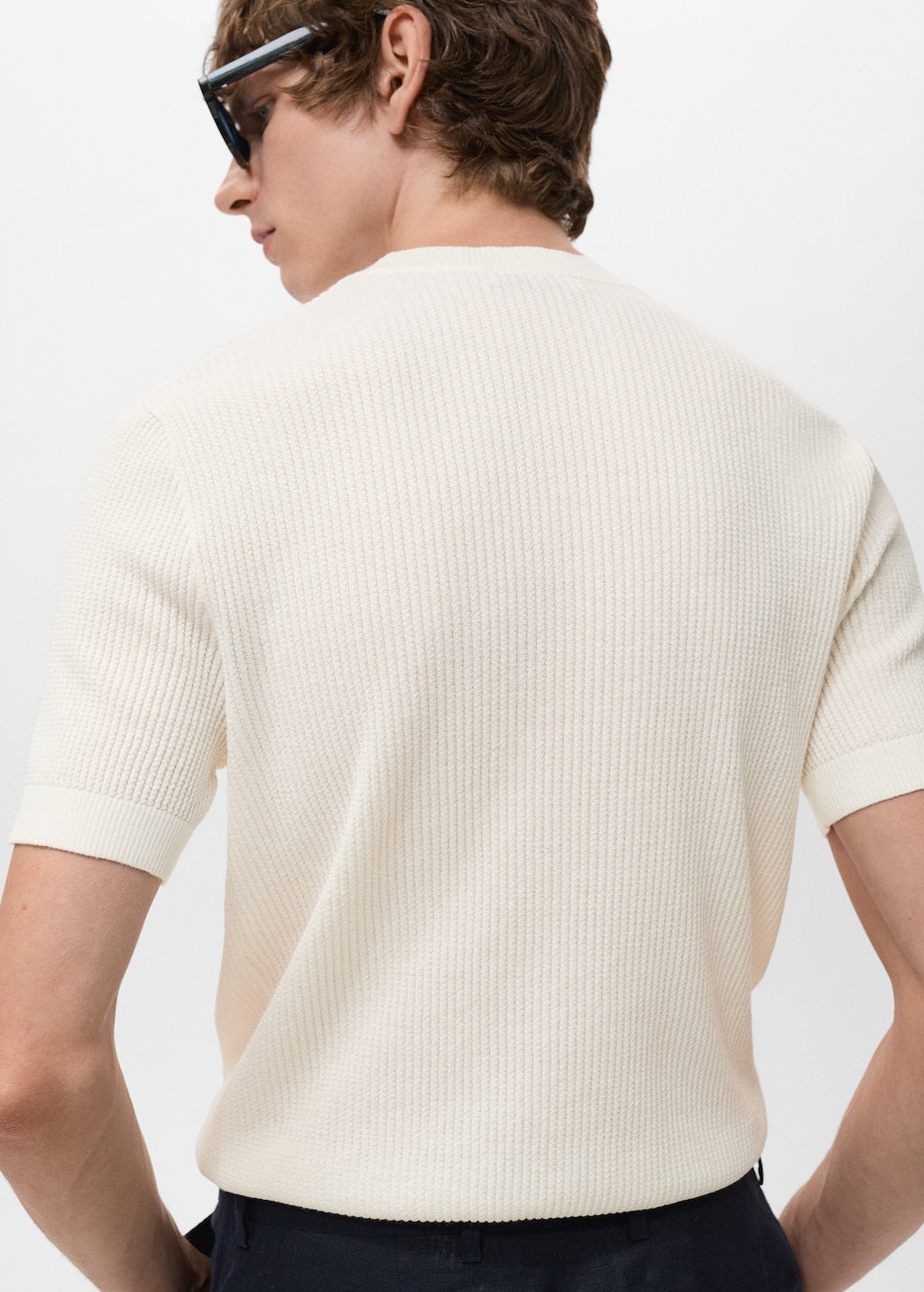 MANGO FLEWH-H 17057762-02 MANGO MAN T-SHIRT SHORT SLEEVE