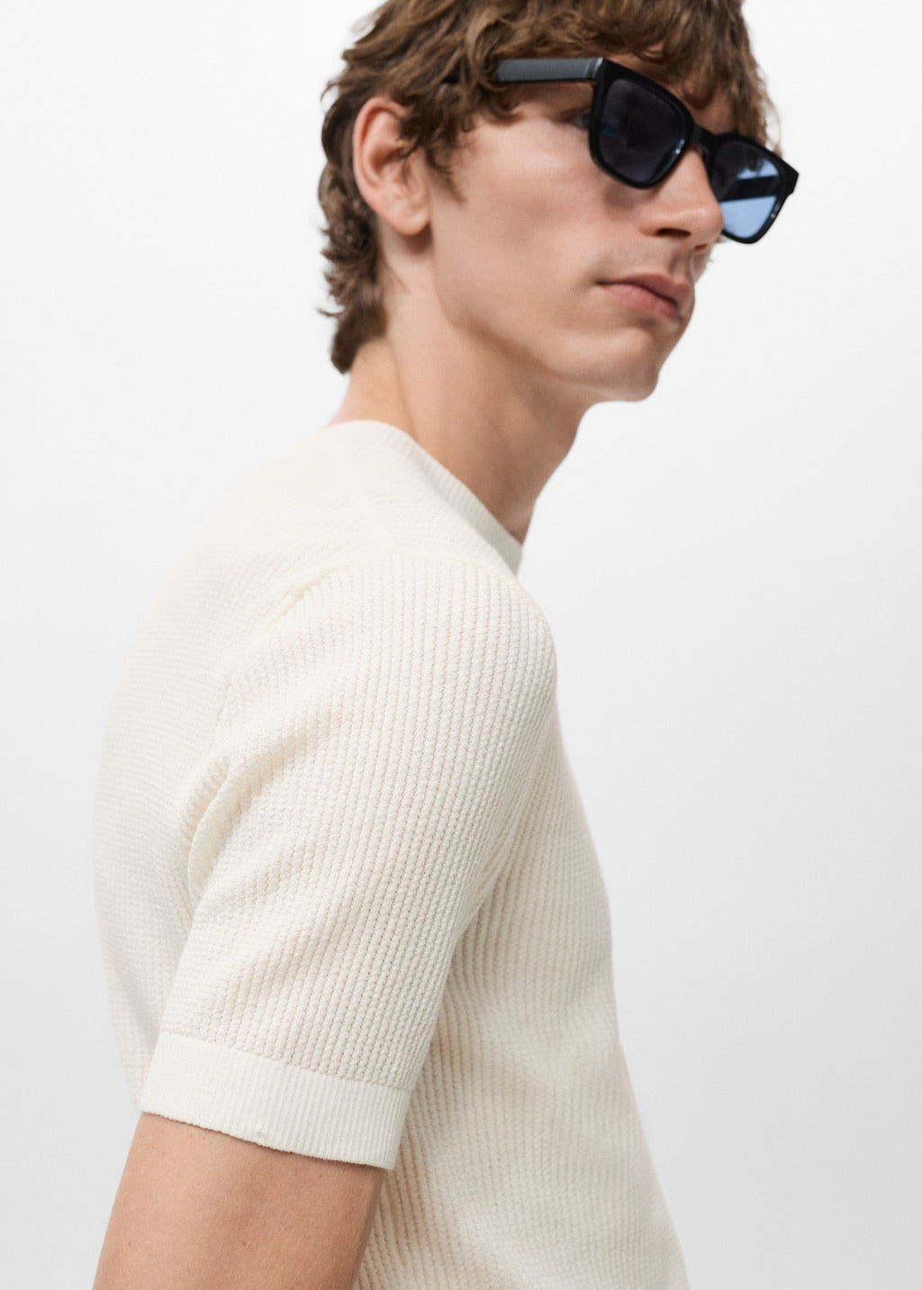 MANGO FLEWH-H 17057762-02 MANGO MAN T-SHIRT SHORT SLEEVE