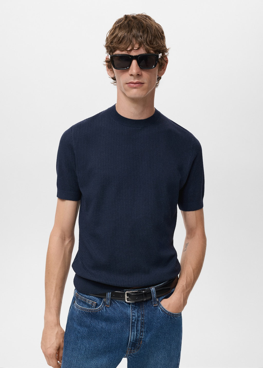 MANGO FLEWH-H 17057762-56 MANGO MAN T-SHIRT SHORT SLEEVE