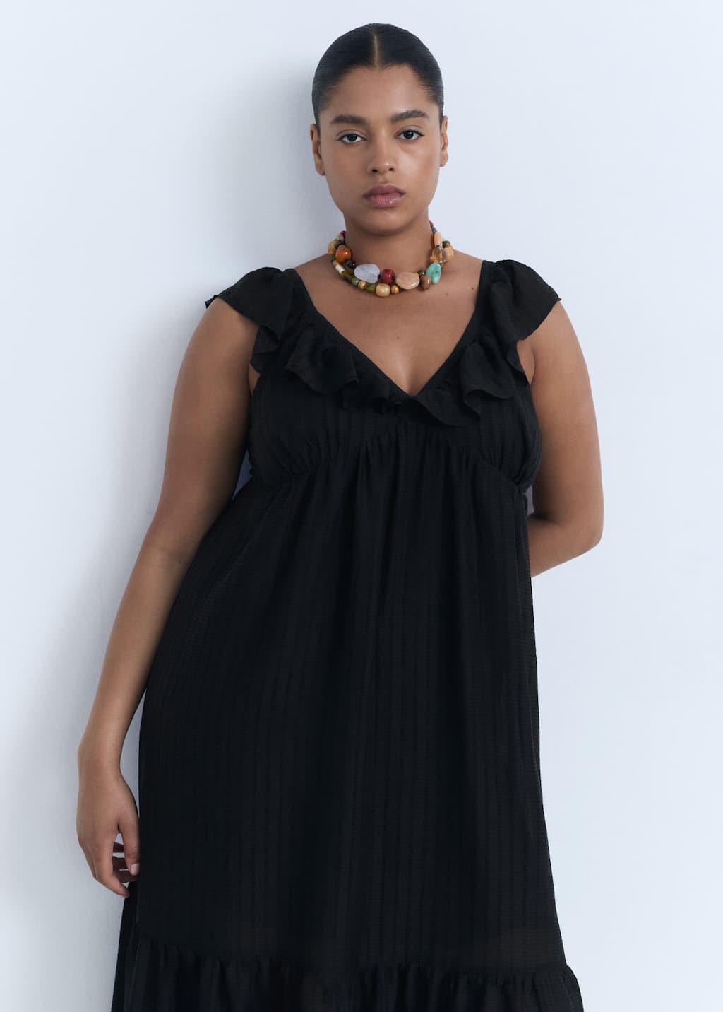 MANGO RAMONA 17061154-99 MANGO WOMEN DRESS FULL LENGTH