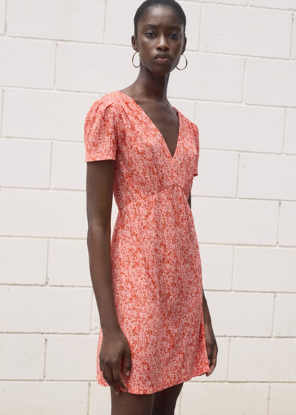 MANGO POMI 17061184-87 MANGO WOMEN DRESS KNEE LENGTH