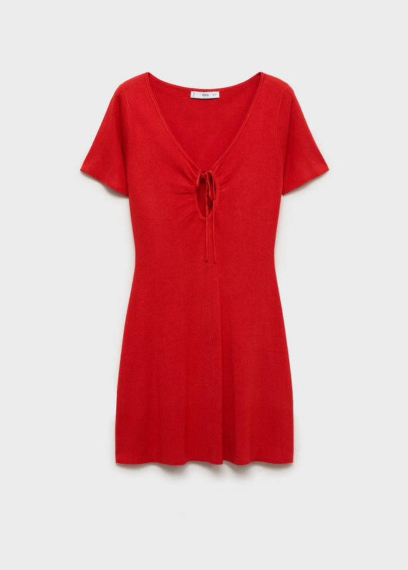 MANGO FORADADA 17061217-70 MANGO WOMEN DRESS KNEE LENGTH