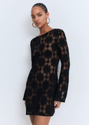 MANGO CRANKY 17061236-99 MANGO WOMEN DRESS KNEE LENGTH-1