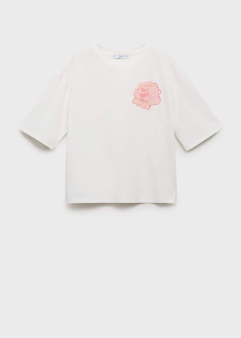 MANGO ROSA-W 17061258-02 MANGO WOMEN T-SHIRT SHORT SLEEVE