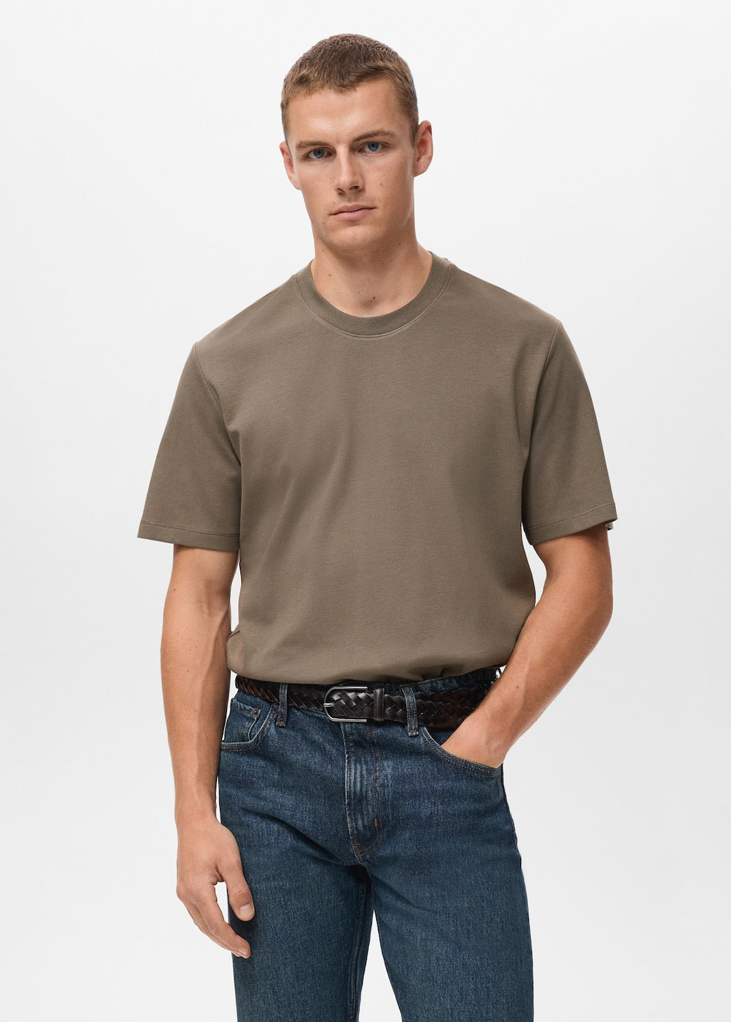 MANGO KIMI 17061279-35 MANGO MAN T-SHIRT SHORT SLEEVE