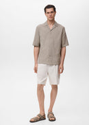 MANGO BORDADA 17061285-37 MANGO MAN SHIRT SHORT SLEEVE-2