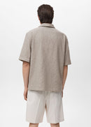 MANGO BORDADA 17061285-37 MANGO MAN SHIRT SHORT SLEEVE-7