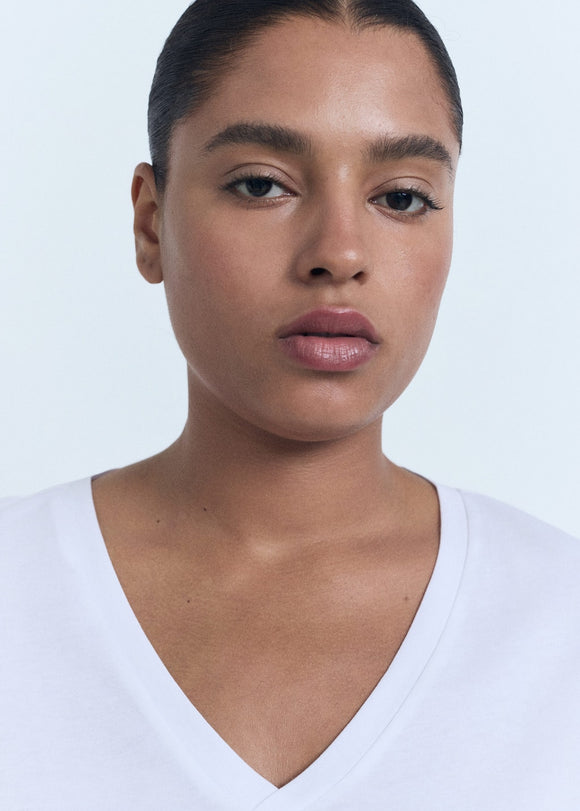 MANGO CHALSPIC 17061516-01 MANGO WOMEN T-SHIRT SHORT SLEEVE