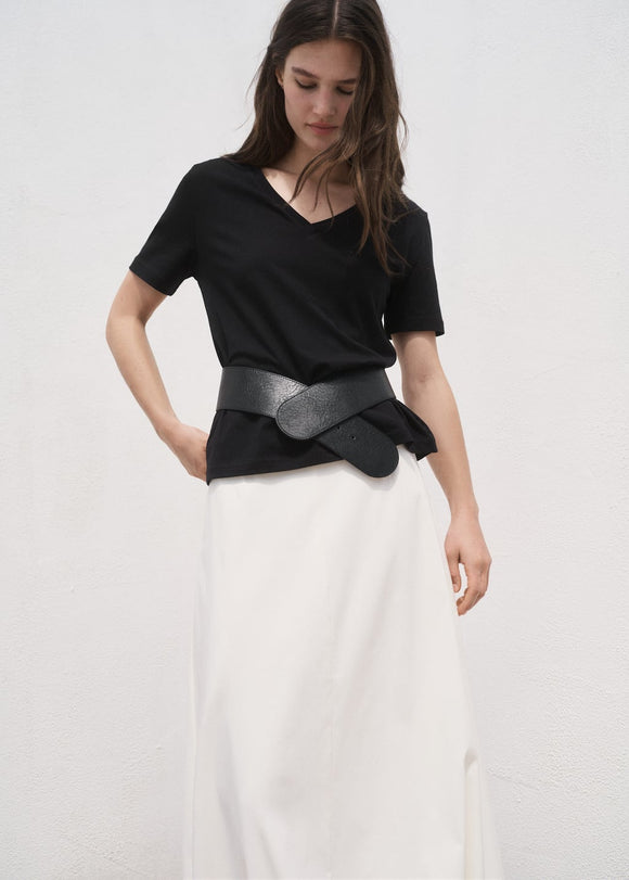 MANGO CHALSPIC 17061516-99 MANGO WOMEN T-SHIRT SHORT SLEEVE