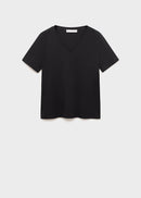 MANGO CHALSPIC 17061516-99 MANGO WOMEN T-SHIRT SHORT SLEEVE-3