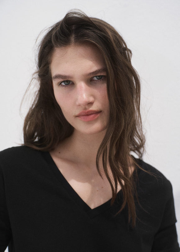 MANGO CHALSPIC 17061516-99 MANGO WOMEN T-SHIRT SHORT SLEEVE