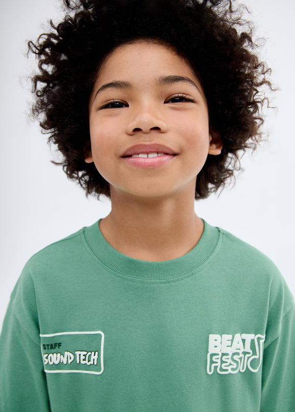 MANGO BEATS 17062538-43 MANGO KIDS BOY T-SHIRT SHORT SLEEVE