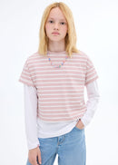 MANGO RITA 17063282-85 MANGO KIDS GIRL T-SHIRT SHORT SLEEVE-1