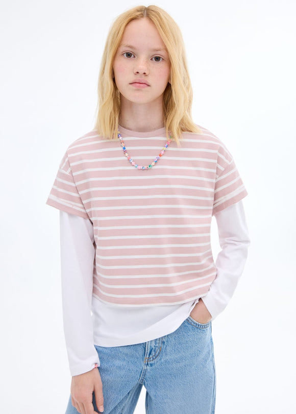 MANGO RITA 17063282-85 MANGO KIDS GIRL T-SHIRT SHORT SLEEVE