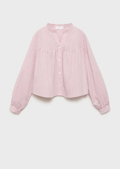 MANGO BECK 17063283-85 MANGO KIDS GIRL SHIRT LONG SLEEVE