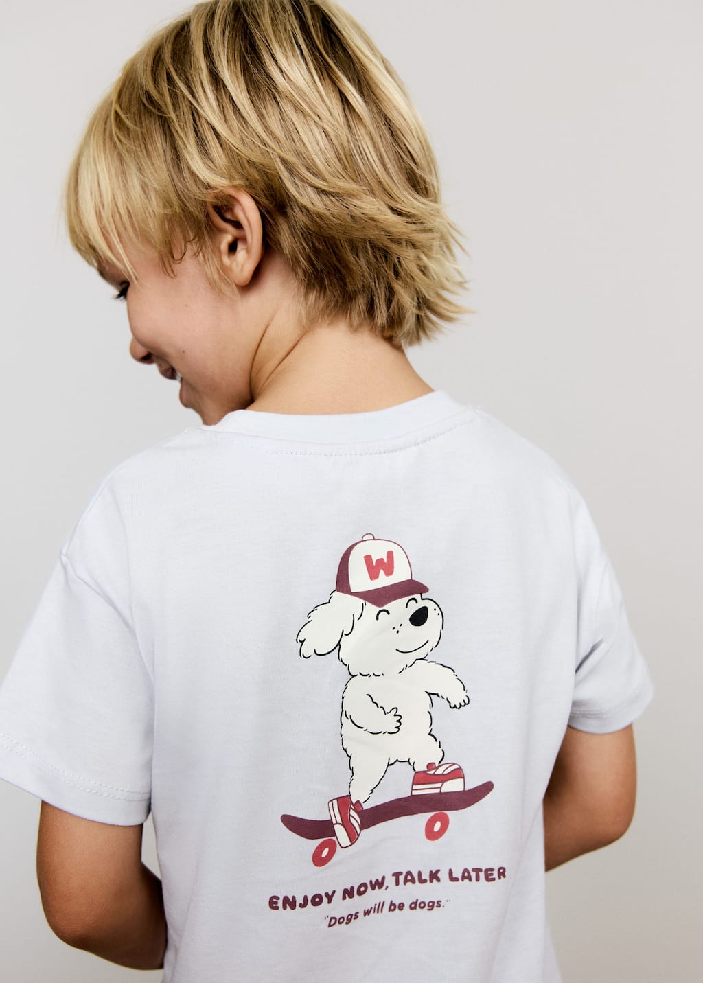 MANGO WOOF 17063292-50 MANGO KIDS BABY BOY T-SHIRT SHORT SLEEVE