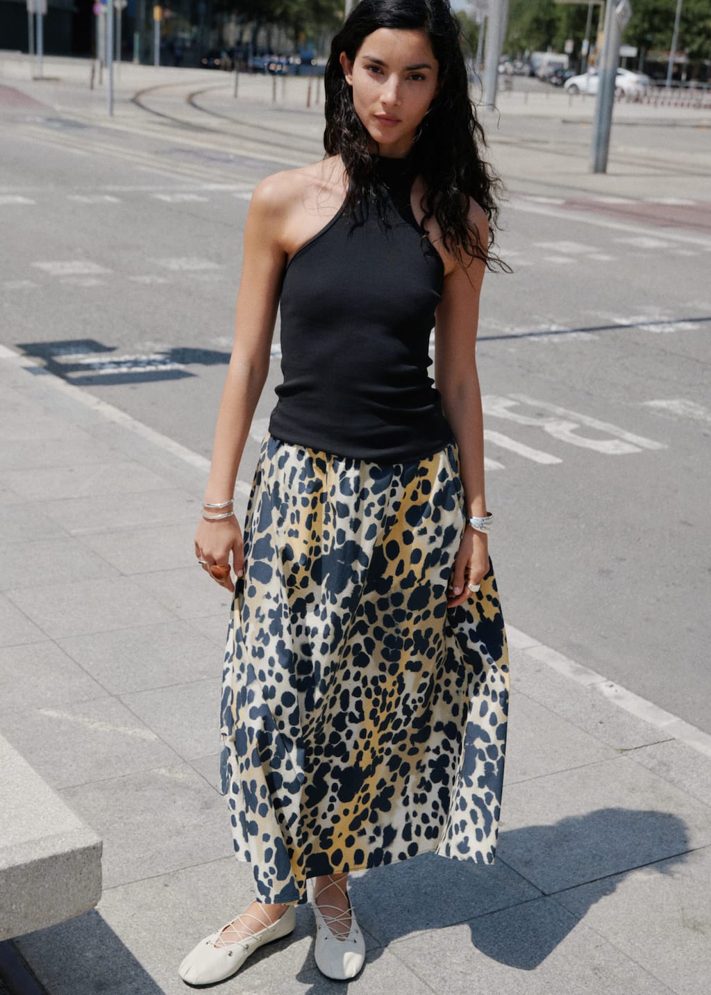 MANGO GINA 17063326-99 MANGO WOMEN SKIRT