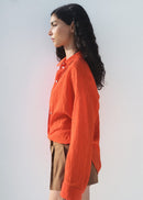 MANGO CARROT 17063328-20 MANGO WOMEN SHIRT LONG SLEEVE-1