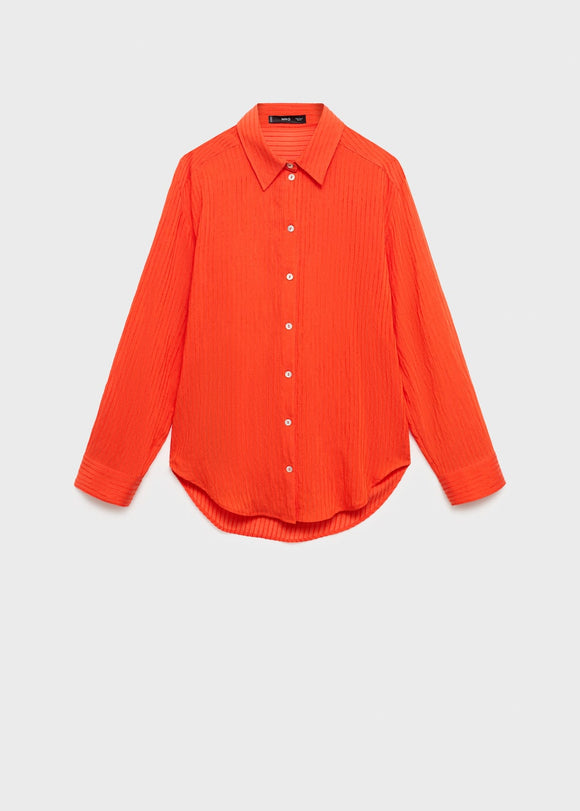 MANGO CARROT 17063328-20 MANGO WOMEN SHIRT LONG SLEEVE