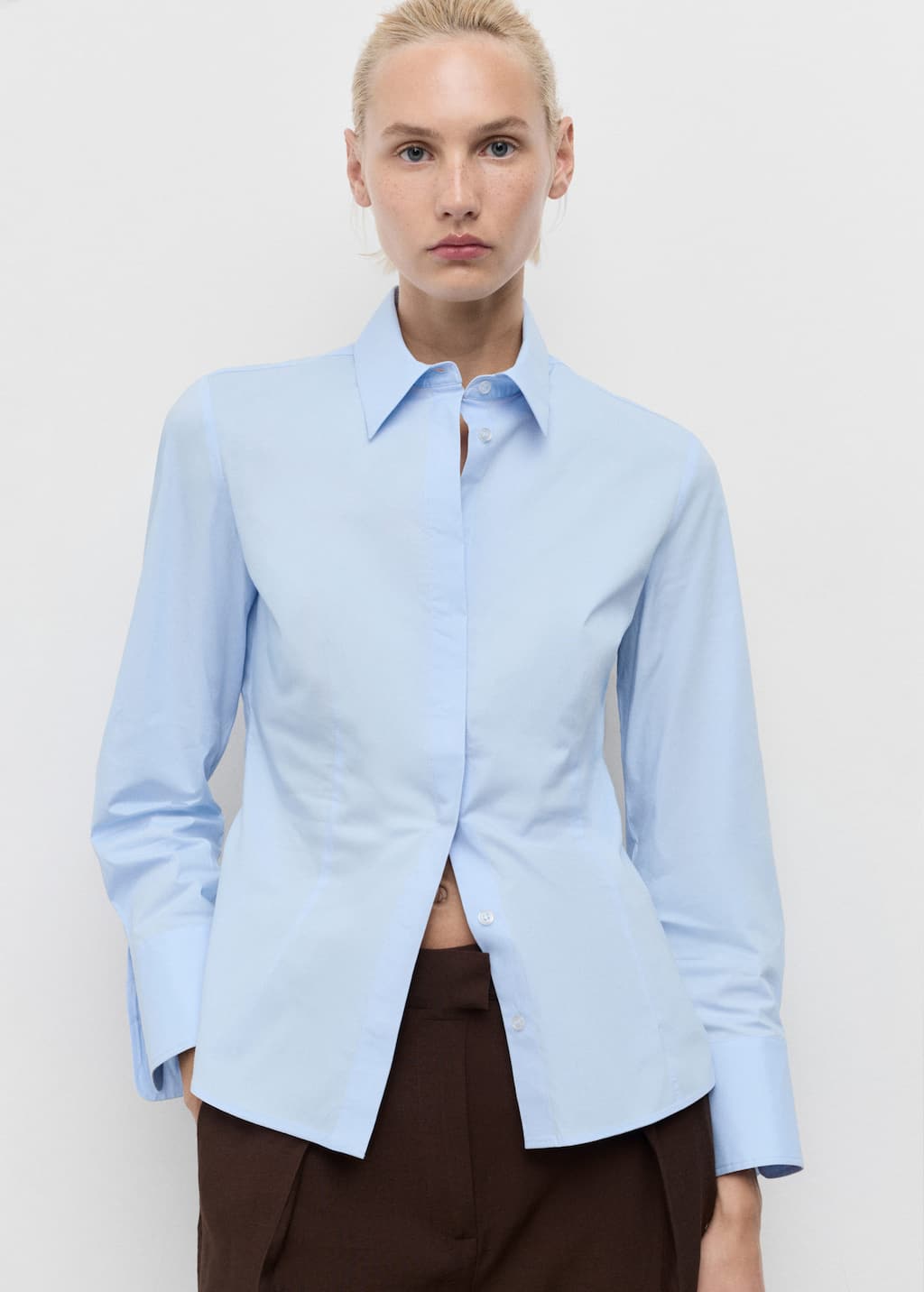 MANGO SOFIA 17064071-50 MANGO WOMEN SHIRT LONG SLEEVE