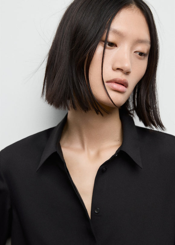 MANGO BASIC 17064078-99 MANGO WOMEN SHIRT LONG SLEEVE