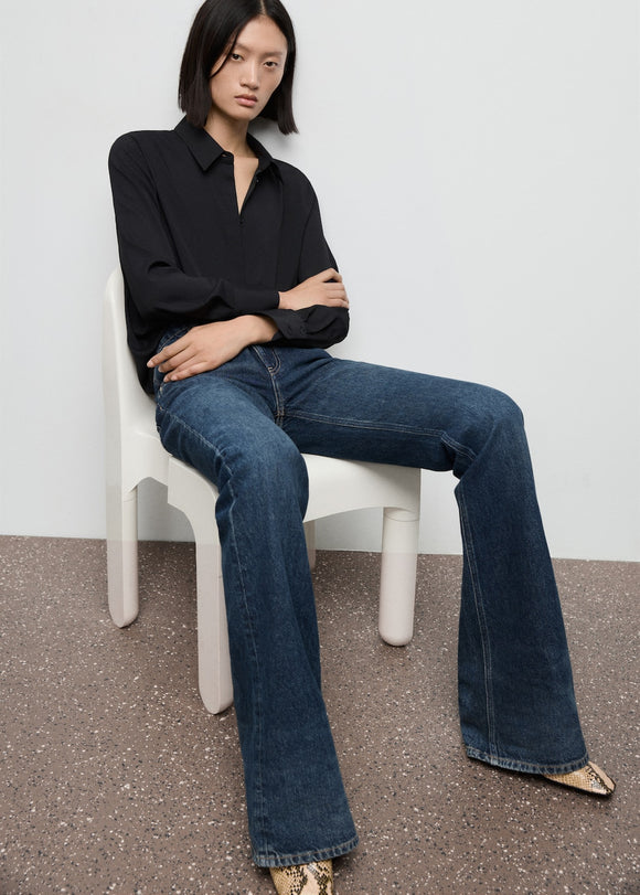 MANGO BASIC 17064078-99 MANGO WOMEN SHIRT LONG SLEEVE