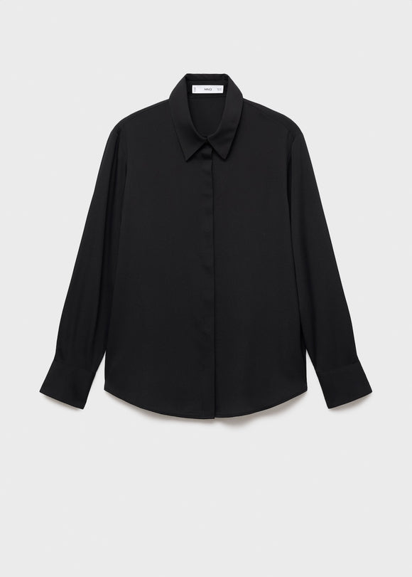 MANGO BASIC 17064078-99 MANGO WOMEN SHIRT LONG SLEEVE