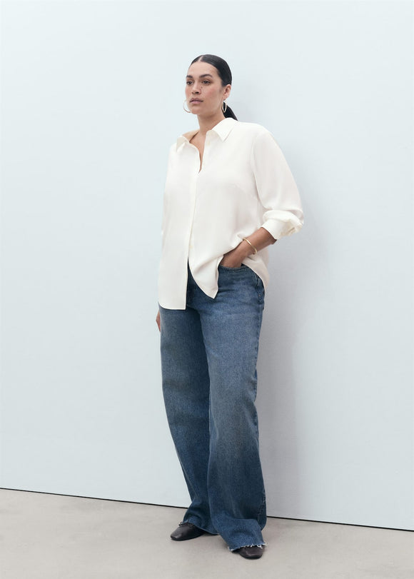 MANGO BASIC 17064078-02 MANGO WOMEN SHIRT LONG SLEEVE