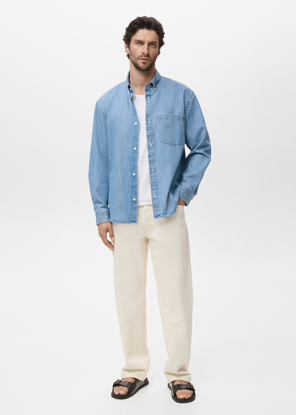 MANGO MARZIO 17064416-TC MANGO MAN SHIRT LONG SLEEVE