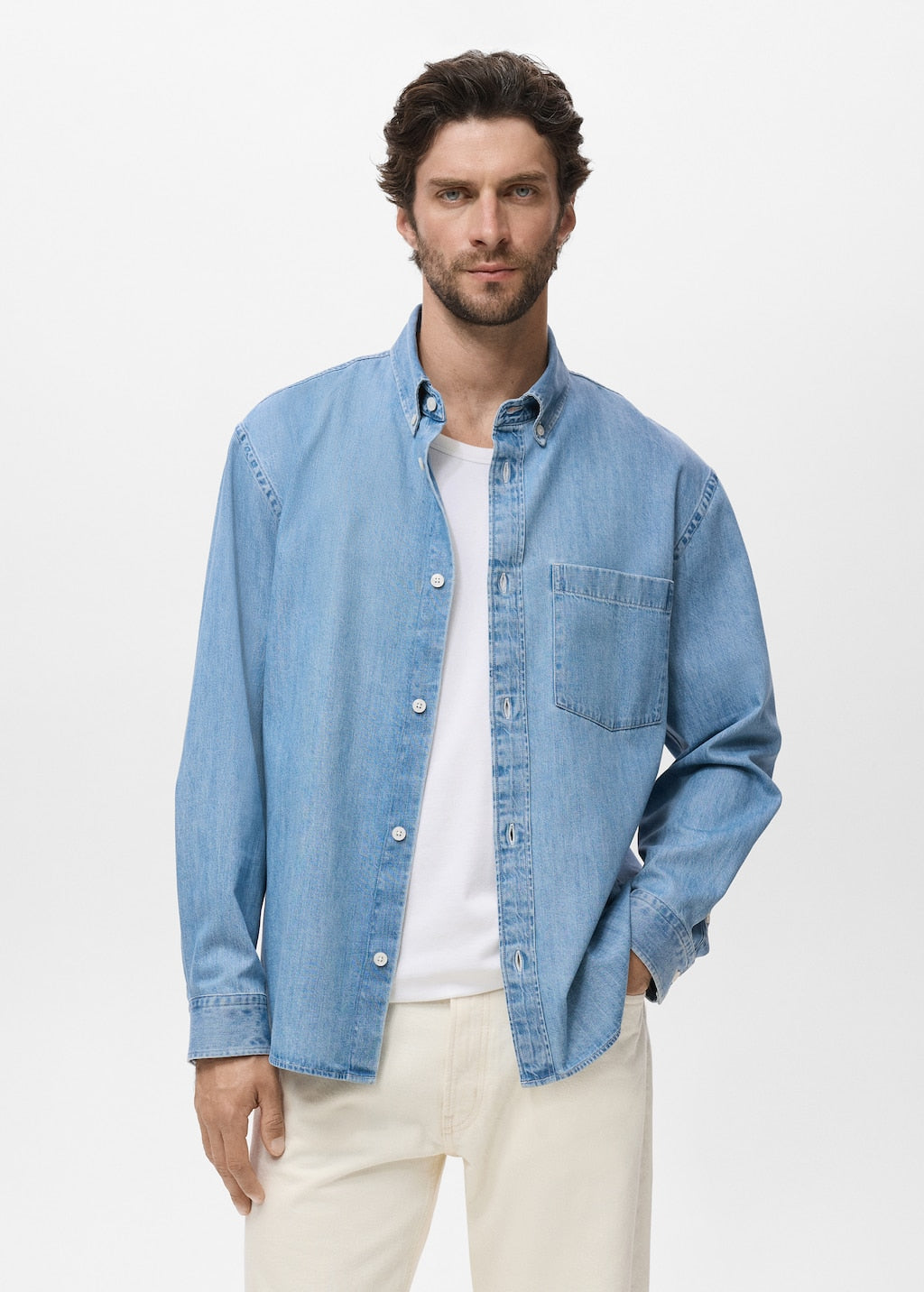 MANGO MARZIO 17064416-TC MANGO MAN SHIRT LONG SLEEVE
