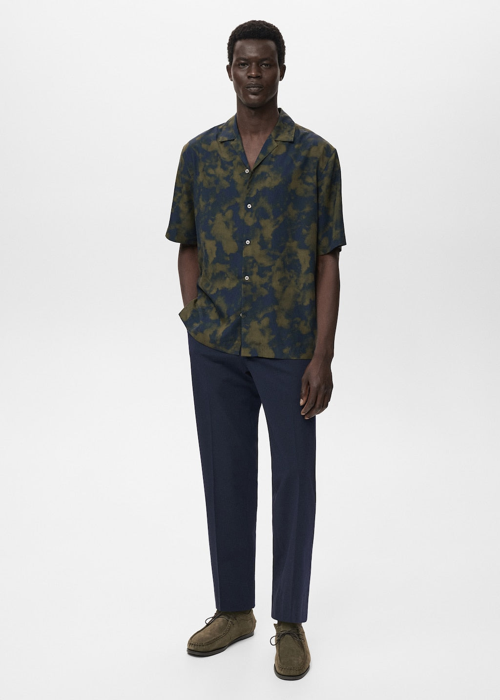 MANGO LAU 17064448-36 MANGO MAN SHIRT SHORT SLEEVE