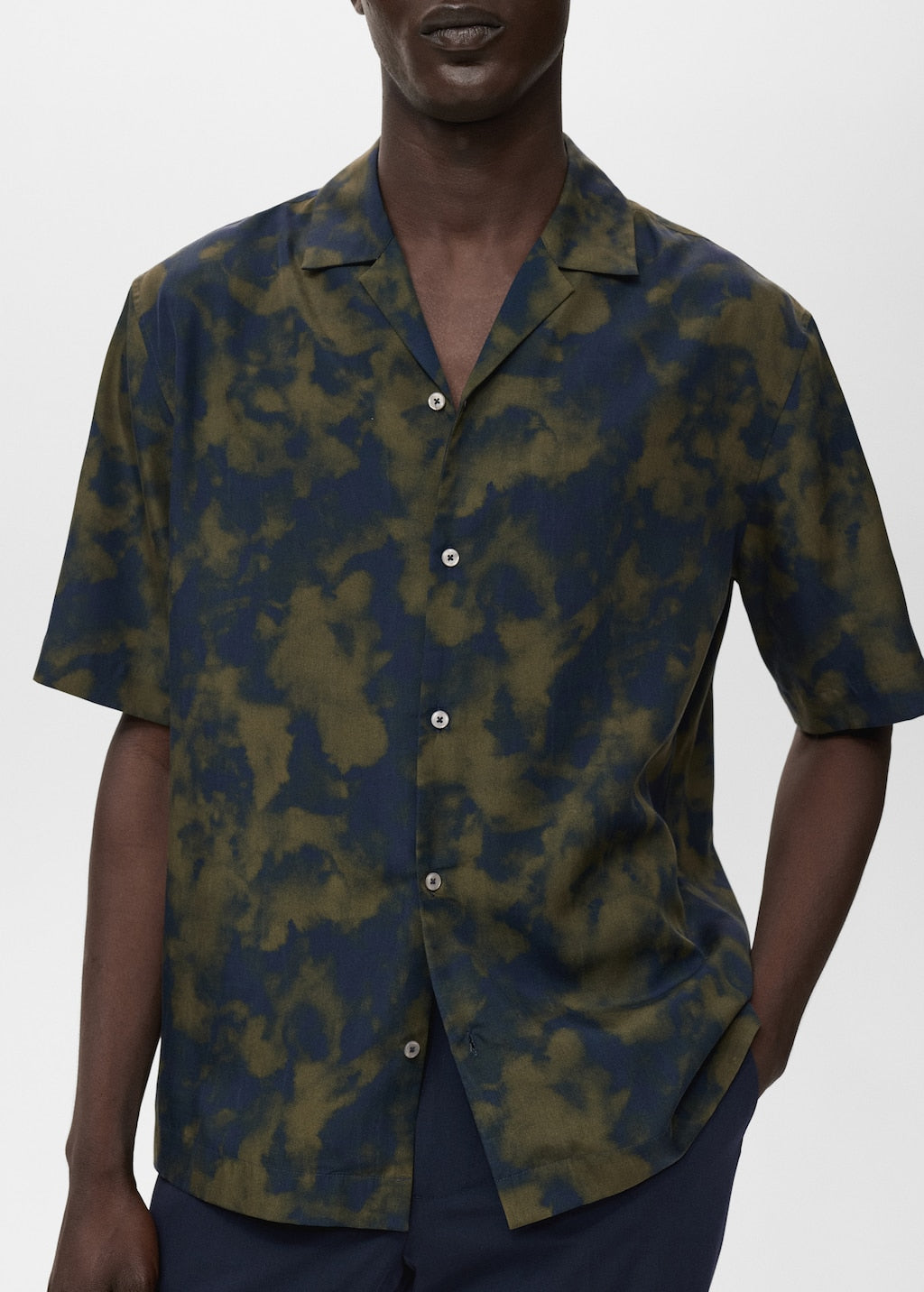 MANGO LAU 17064448-36 MANGO MAN SHIRT SHORT SLEEVE