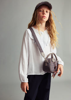 MANGO LAU 17065151-50 MANGO KIDS GIRL SHIRT SHORT SLEEVE