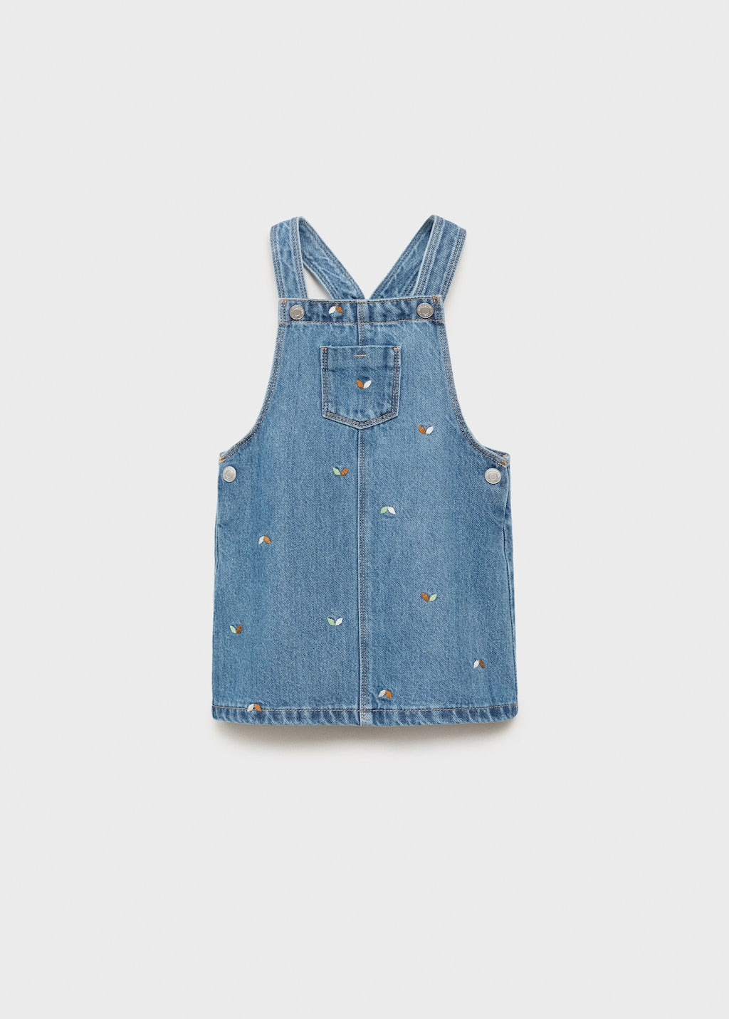 MANGO LEAVES 17065154-TM MANGO KIDS BABY GIRL DUNGAREE