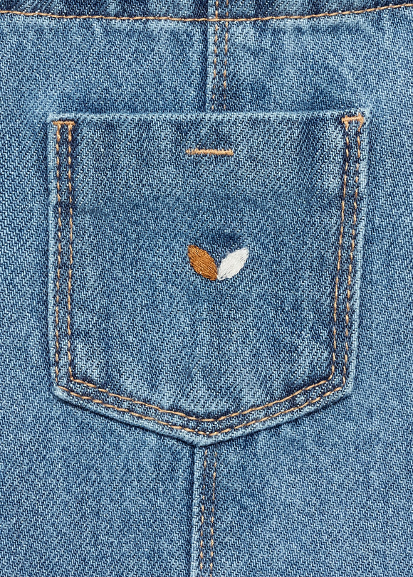 MANGO LEAVES 17065154-TM MANGO KIDS BABY GIRL DUNGAREE