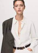 MANGO FLARE 17065804-02 MANGO WOMEN SHIRT LONG SLEEVE-2